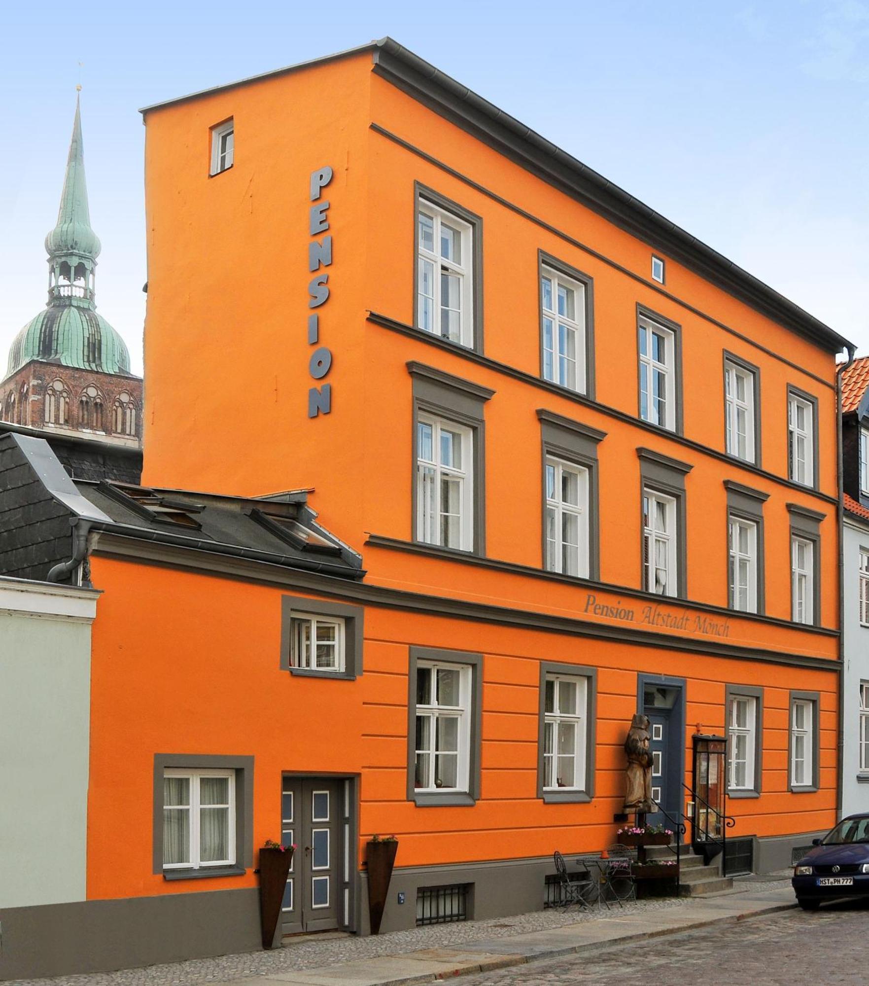 Pension Altstadt Moench In Top Lage Preis Inclusive 5 Prozent Bettensteuer Und Fruehstueck Stralsund Exterior foto